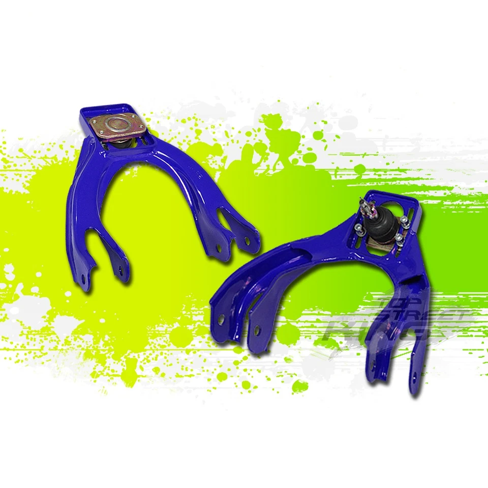 FOR 94-01 INTEGRA DC1 DC2/ 92-95 CIVIC EG EJ1/2 BLUE ADJUSTABLE FRONT CAMPER ARM - Image 1 of 1