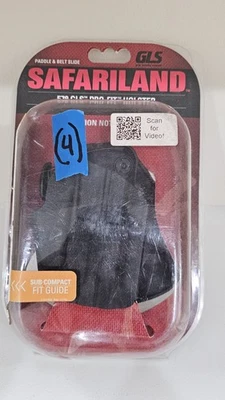 Safariland 578 GLS Pro-Fit Holster Fits Glock 26, 27 & more Right Hand Black(4) - Image 1 of 4