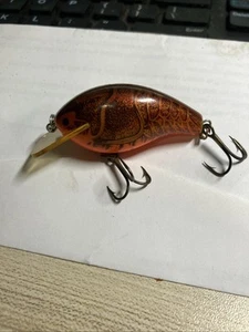 Vintage Rebel Wee-R Style Hot Orange Naturalistic Crawdad 2" Crankbait Köder - Bild 1 von 7
