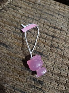 Sanrio Hello Kitty Handyanhänger 50th Anniversary Pink Acryl Limited Ed 2024 - Bild 1 von 5