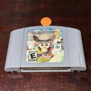 Authentic Nintendo 64 N64 Mario Party 2 Game Pak Cartridge Only 100% Tested 32A8 - Picture 1 of 2