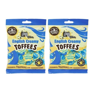 917296 2 x 150g WALKERS CREAMY ENGLISH TOFFEES CHEWY CANDY LOLLY BAG - Bild 1 von 2