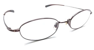 Nike Flexon 4008 200 Brown Metal Eyeglasses Frames 49-19 150 Japan Men Women - Picture 1 of 10