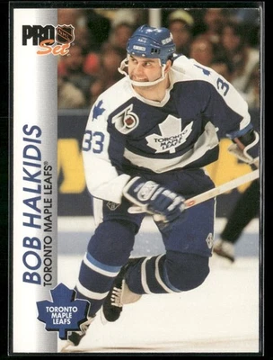 1992-93 PRO SET BOB HALKIDIS TORONTO MAPLE LEAFS #190 - Image 1 of 3