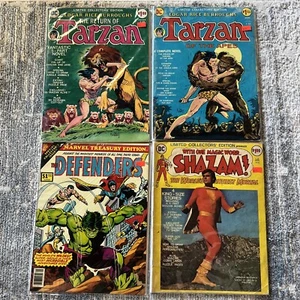 DC Marvel Treasury Edition TARZAN, SHAZAM, DEFENDERS Lot Of 4 - Picture 1 of 5