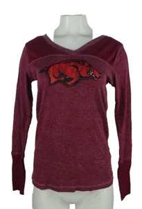 University of Arkansas Razorbacks NCAA Touch by Alyssa Milano Women's T-Shirt - Picture 1 of 10