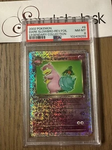 PSA 8 - POKEMON DARK SLOWBRO 8/110 Reverse Holo - COLLEZIONE LEGGENDARIA - Foto 1 di 2