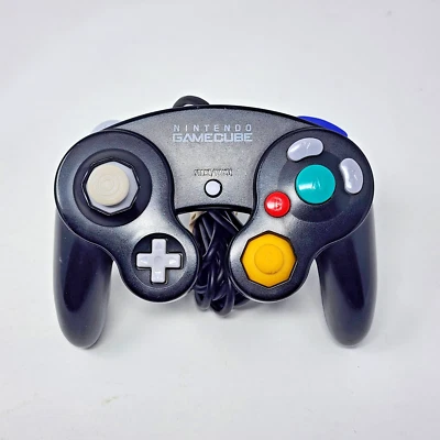 Official Nintendo GameCube Controller Black (Type 3 T3) DOL-003 - Very Good - Image 1 of 4