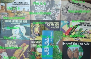 THE FAR SIDE COLLECTION GARY LARSON PAPERBACK 10 BOOK LOT COMIC STRIP FREE SHIP - Picture 1 of 1