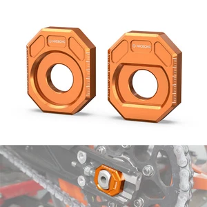 NICECNC Aluminum Rear Axle Block Chain Adjuster Tensioner For KTM 390 Duke 2024 - Picture 1 of 12