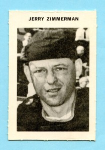 1969 Milton Bradley #296 Jerry Zimmerman Box 705 - 452