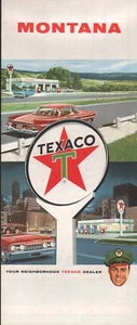 1964 Texaco Road Map: Montana NOS - Bild 1 von 1