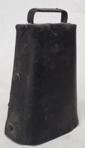 Antique Primitive Livestock Bell Handmade Iron Cowbell W Original Clangor Decor - Picture 1 of 12