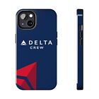 Delta Airlines Crew Aviation iPhone Case, Pilot Gift, Flight Attendant Merch