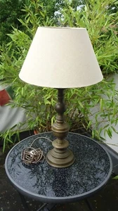 Tischlampe Leuchte Lampe  Antik Messing - Bild 1 von 4
