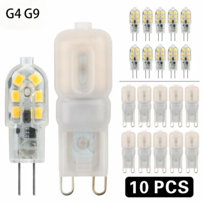 10pcs G4 G9 LED Bulb AC 220V DC 12V 3W 5W COB Capsule lamp Replace Halogen bulb - Image 1 of 4