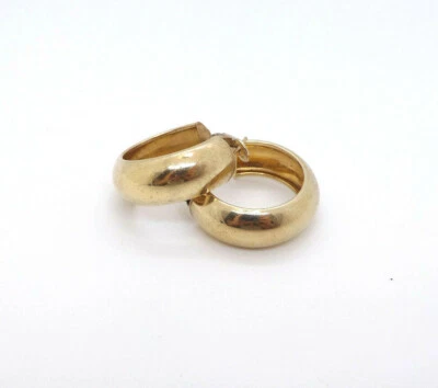 Серьги-кольца JCM Jacmel Mauritius из чистого серебра и золота с вермеем, 5,6 г - Изображение 1 из 4