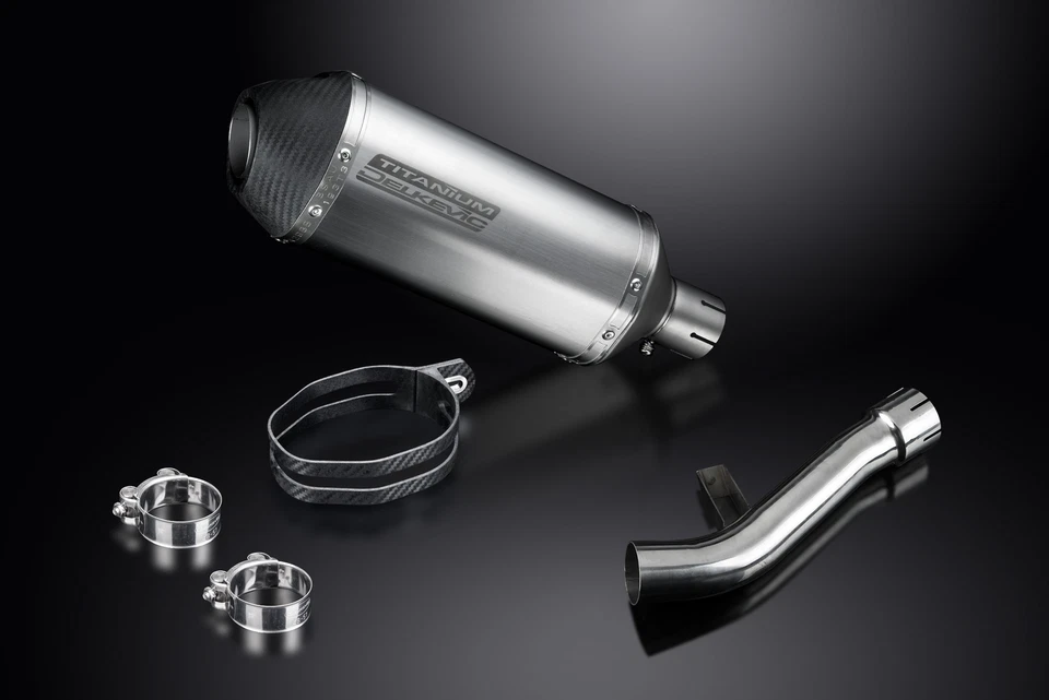 Yamaha FZ-1 Fazer FZS1000 06-14 Slip On 10" X-Oval Titanio Kit Silenciador Escape Silenciador Foto 1 de 4