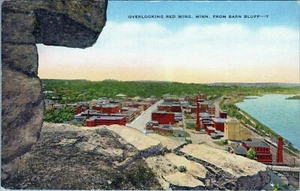 Postal Red Wing Overlooking Minnesota 30699 sin publicar - Imagen 1 de 2
