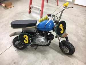 Front # Plate Bracket, QA50, Z50, Xr75, GT80, Honda, Kawasaki, Yamaha, Rupp - Picture 1 of 10