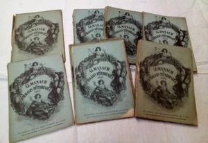 16 Almanachs du Magasin Pittoresque - 1851 /1871 - Picture 1 of 9