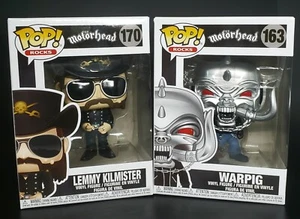 Funko Pop Lot! Rocks Motorhead Lemmy Kilmister and Warpig *MINT* - Picture 1 of 12