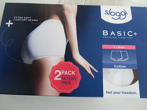 SLOGGI Basic Maxi - DOPPELPACK - WEISS - Gr.40,42,44,46,48,50,52 Baumw. -TRIUMPH - Bild 1 von 2