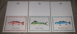Phins Red Drum & Mahi-Mahi Fish Blank Note Cards 20-NO Envelopes - Picture 1 of 2