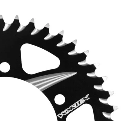 Vortex Alloy Black 44T Rear Sprocket for Kawasaki Z650RS/ER650 2022-2024 - Image 1 of 2