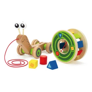 Hape Walk A Long Snail Outdoor Learning Activity Kids/Toddler Fun Play Toy 12m+ - Picture 1 of 3