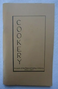 COOKERY COOKBOOK FROM FRIENDS OF THE PLEASANT VALLEY NY LIBRARY 1952-1977 (X25) - Picture 1 of 6