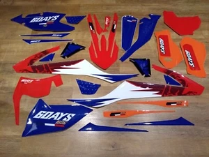 KIT GRÁFICOS CALCOMANÍAS KTM EXC XCW SX SXF 6 DÍAS 125 250 300 450 500 2016 - 2019 - Imagen 1 de 7