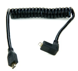 Atomos Micro HDMI to Micro HDMI Spiralkabel (30cm-45cm) mit rechtem Winkel - Bild 1 von 1