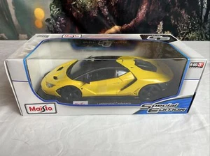 Modelo de automóvil diecast Maisto Lamborghini Centenario amarillo edición especial 1:18 - Imagen 1 de 15
