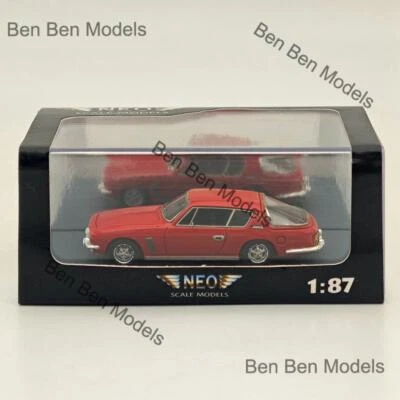 NEO SCALE MODELS 1/87 Jensen Interceptor III Resin Car Limited Collection Red - Image 1 of 4