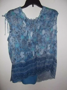 SONOMA - MUJER - TOP - AZUL - TALLA MEDIANA (AC-29-272) - Imagen 1 de 3