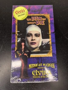 VINTAGE VHS Elvira’s Midnight Madness 91' THE BRAIN THAT WOULDN'T DIE - Picture 1 of 3