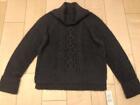 axesfemme Tops Turtle knit pullover charcoal with pearls