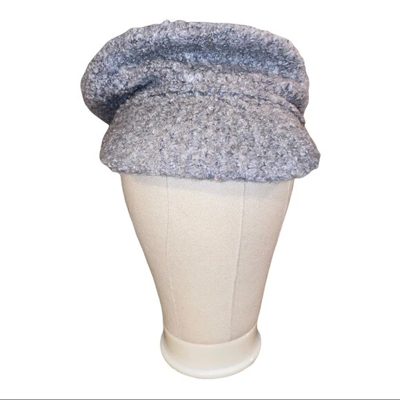 ECHO Gibson Boucle Wool Women's Hat Gray Echo23nyc Beanie Beret Cap