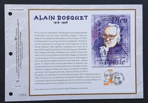 Blatt CEF 1. Tag 1584 2002 Alain Bosquet Schriftsteller - Bild 1 von 1