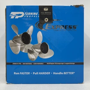 Turning Point 31501922 Express Left Stainless 3-Blade Propeller (14-1/4 X 19) - Picture 1 of 6