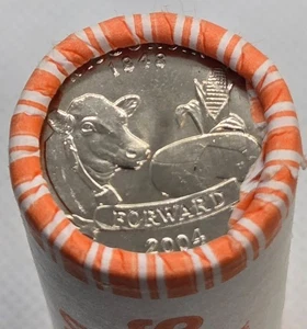 2004-P Wisconsin .25C Statehood Quarter Roll Uncirculated - Picture 1 of 3