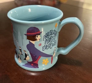 Disney Mary Poppins Returns Kaffeetasse Becher Magic Fills The Air 12oz Blau - Bild 1 von 5