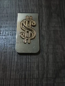 Vintage $ Sign Money Clip - Picture 1 of 4