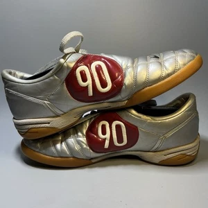 Nike Total 90 III IC Silver/Red cleats mens US 12 - Picture 1 of 12