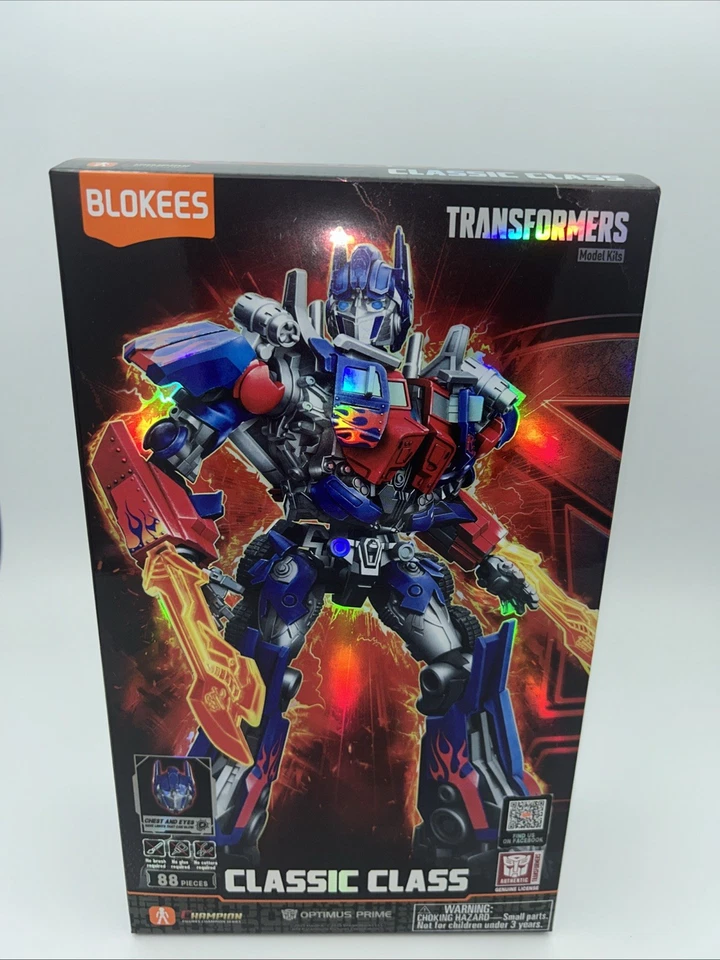 Nueva figura clásica Blokees Transformers 09 Optimus Prime Autobots figura de acción  Foto 1 de 4
