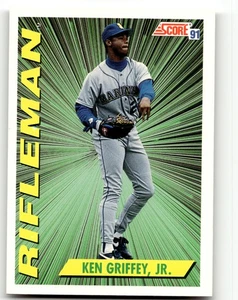 Ken Griffey, Jr. - #697 - 1991 Score - Score - Picture 1 of 2