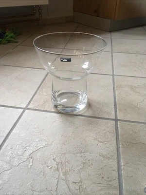 leonardo Große Vase oder Windlicht Glas, Top Zustand Durchmesser 20, Höhe 23 Cm - Bild 1 von 4