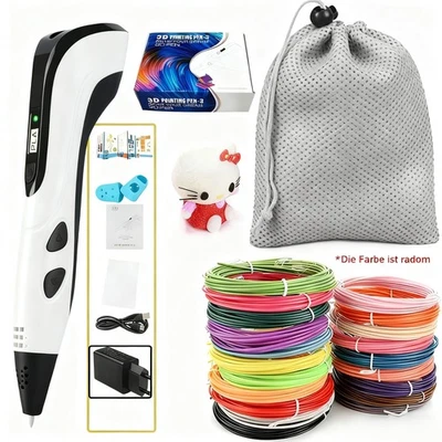 109m 3D Printing Pen 3D Druckstift 3D Stifte Set PLA Filament 3D Drucker Stift - Bild 1 von 4