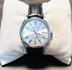 Hamilton Jazzmaster Valiant Auto Watch MenS Automatic Stainless Steel Silver - Picture 1 of 8
